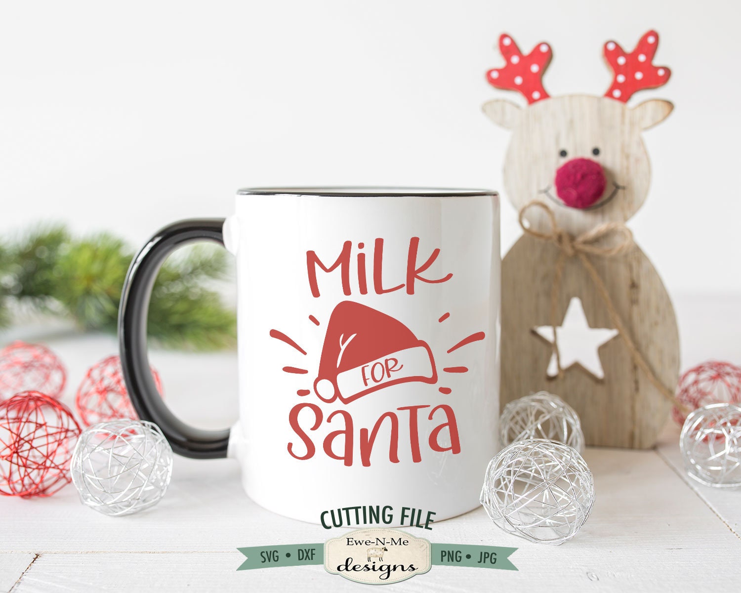 Download Milk For Santa Svg Christmas Eve Mug Svg