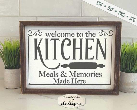 Kitchen Meals and Memories SVG