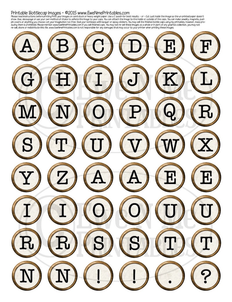 american typewriter font alphabet vector