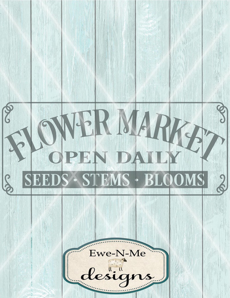 Download Flower Market SVG Flower Market Sign SVG Farmhouse Style ...