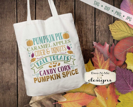 Fall Treats SVG - Fall Subway Art SVG - Autumn Subway SVG - Fall svg - Pumpkin svg - Apple cider svg - Digital svg, dxf, png and jpg