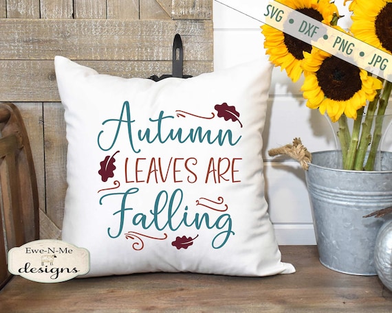 Autumn SVG File -  Fall SVG -  Autumn Leaves SVG - harvest svg - Commercial Use svg, dxf, png and jpg