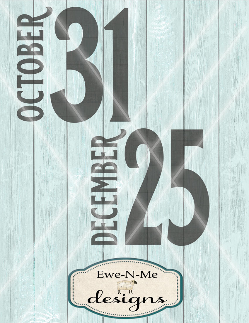 Download October 31 svg - December 25 svg - numbers svg - halloween ...