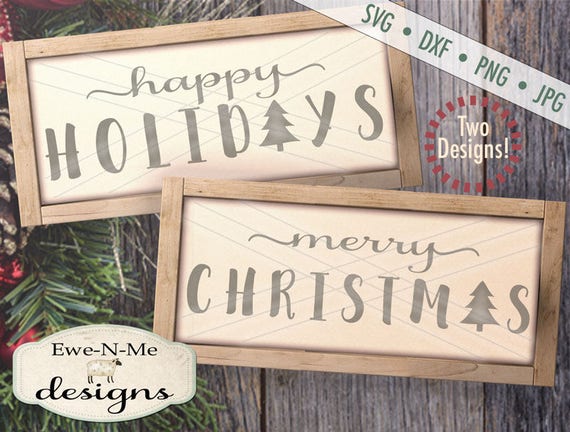 Christmas SVG Files - Christmas  svg Bundle - Holiday Cut files - Christmas Tree svg - svg, dxf, png and jpg available