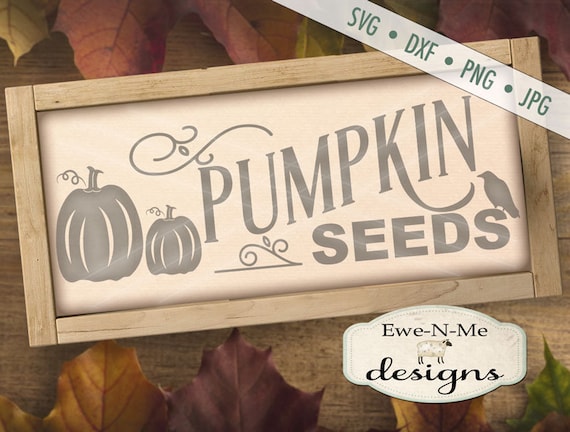 Pumpkin Seeds SVG  - Pumpkin svg - autumn svg  - Fall SVG - Seeds SVG