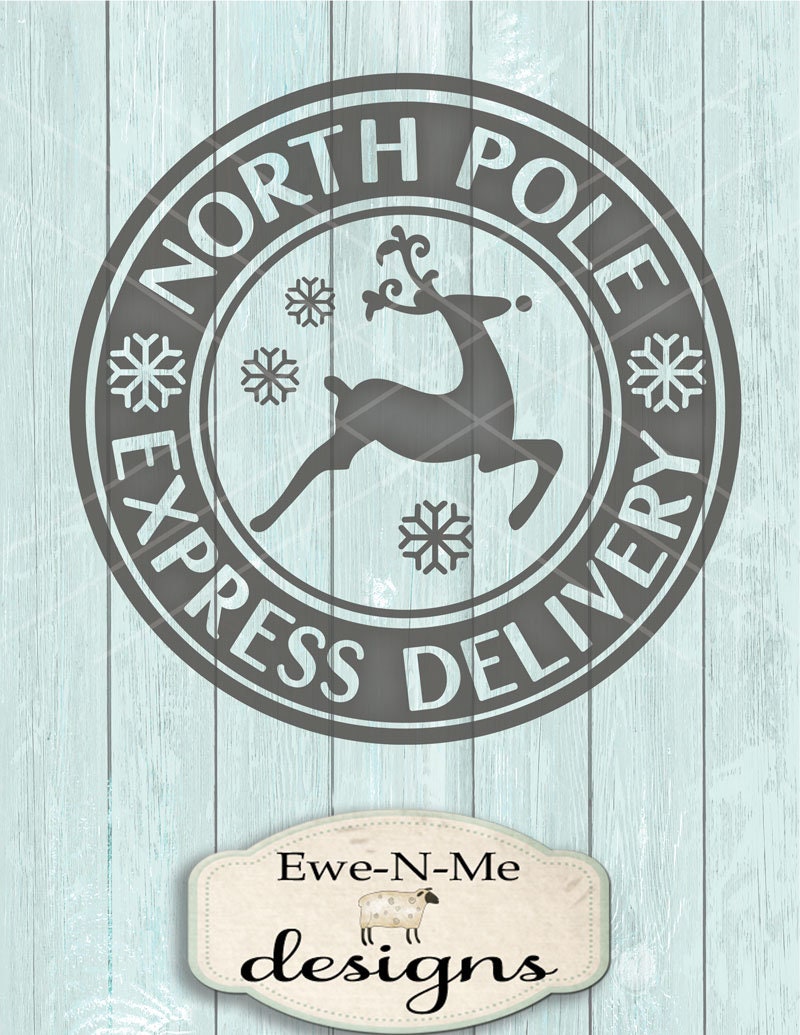 Download North Pole Delivery svg - Christmas SVG - Reindeer SVG ...