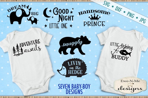 Baby Boy SVG Bundle - Baby Shirt SVG Bundle