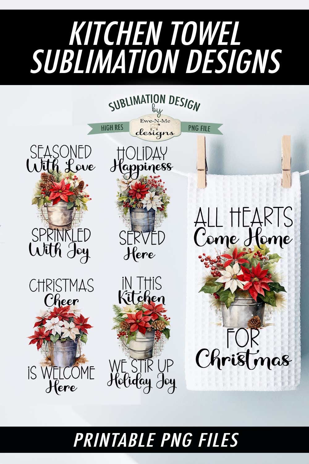 Christmas Kitchen Towel Sublimation