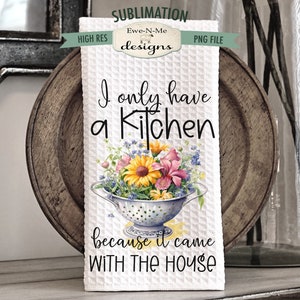 Funny Country Kitchen Towel Sublimation Bundle Kitchen Towel Sublimation Designs Cute and Funny Kitchen Designs image 4