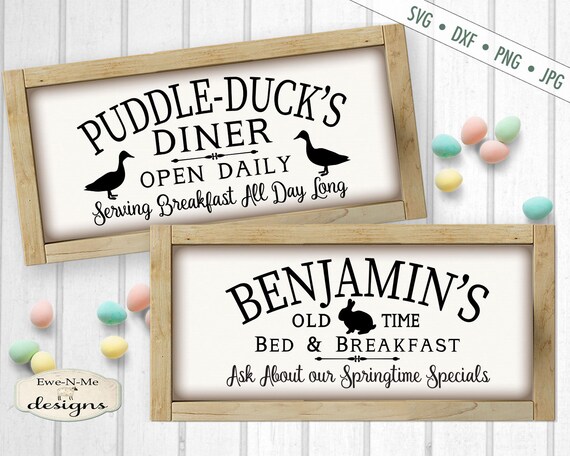 Easter SVG - Benjamin Bunny SVG - Puddle Duck SVG - Beatrix Potter svg