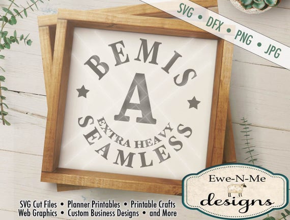 Bemis A Seamless Sewing Thread SVG Cut File - Digital svg, dxf, png and jpg files available