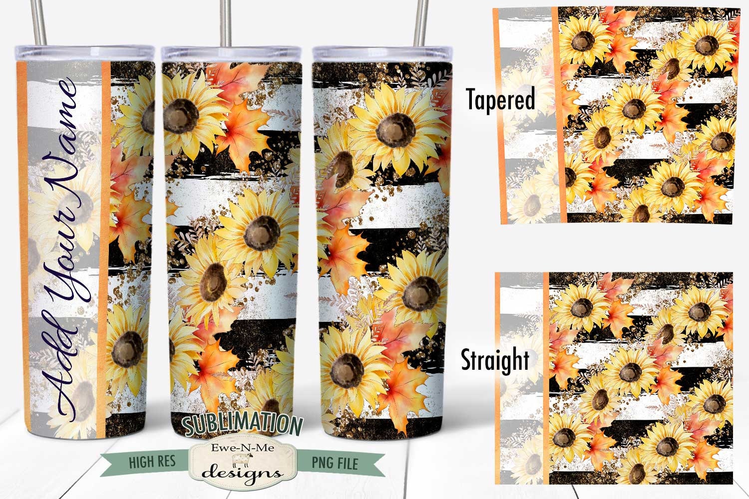 Sunflower Sky Sublimation Tumbler – OwlBehave