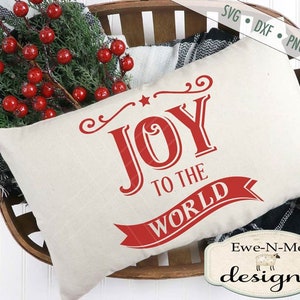 Alegría al mundo SVG - Navidad svg - Alegría SVG - Christian svg - Alegría SVG - Uso comercial svg, dxf, png, jpg