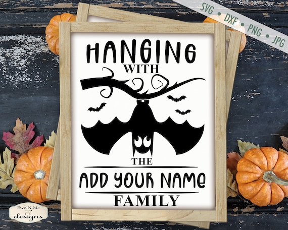 Upside Down Bat SVG - Halloween SVG