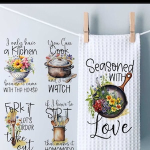 Funny Country Kitchen Towel Sublimation Bundle Kitchen Towel Sublimation Designs Cute and Funny Kitchen Designs image 8