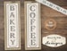 Bakery svg - Coffee svg - coffee vertical svg - bakery vertical svg  - porch sign svg bundle - Commercial use svg, dxf, png and jpg 
