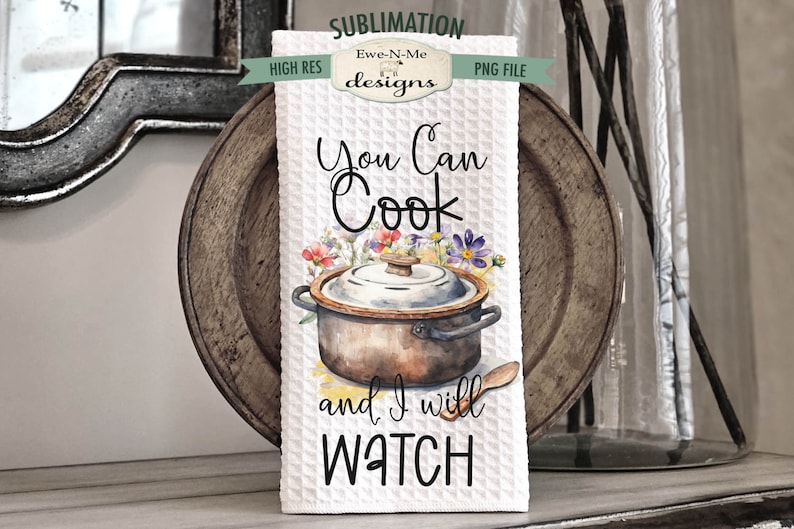 Funny Country Kitchen Towel Sublimation Bundle Kitchen Towel Sublimation Designs Cute and Funny Kitchen Designs image 6