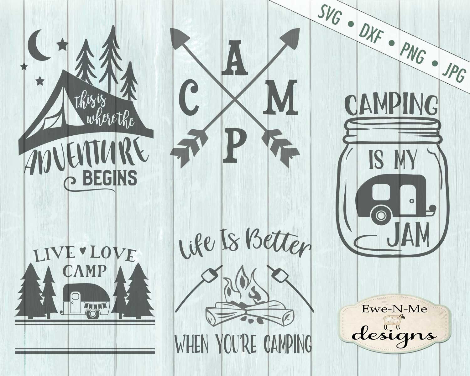 Download Camping SVG Bundle - Camping Bucket svg Bundle - Camper ...