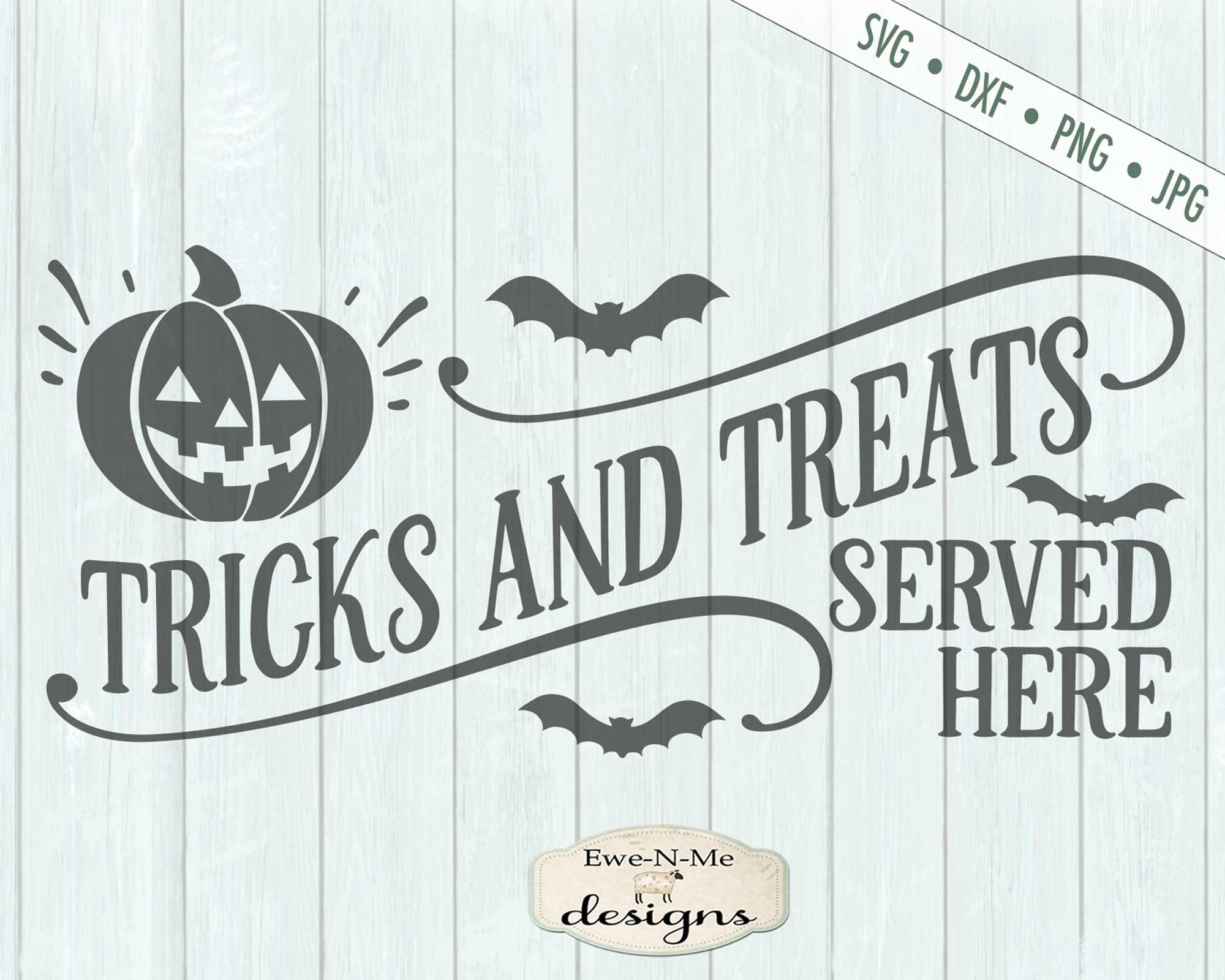 Download Halloween SVG - Tricks Treats SVG - Pumpkin svg - Trick or ...