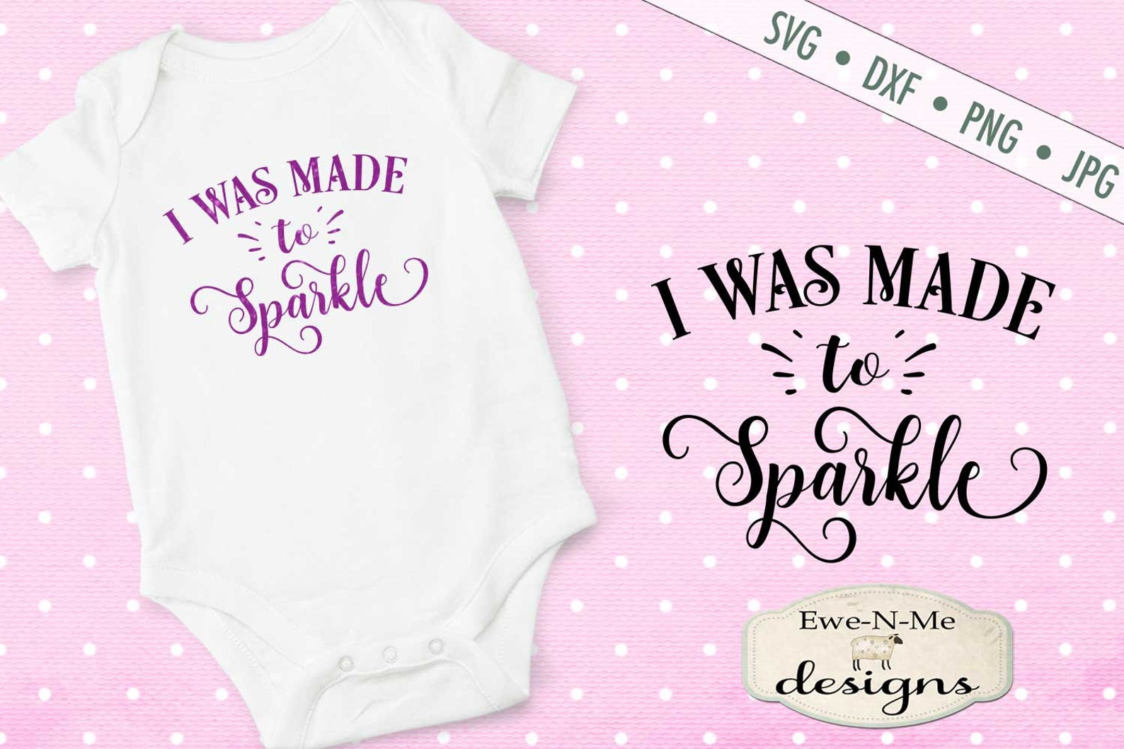 Download Baby Girl SVG Bundle Onesie SVG Bundle Made to Sparkle SVG | Etsy
