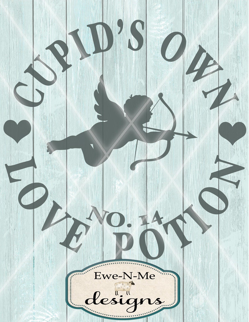 Valentine SVG File - Valentine Cupid Love Potion - Love ...