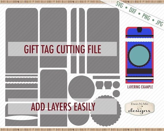 Tag Shape SVG - Tag SVG File - Gift Tag svg - Rounded Top Tag svg - Hang Tag svg - Layered Tag SVG - Commercial Use svg, dxf, png, jpg