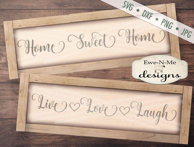 Download Home Sweet Home SVG - Count Your Blessing svg - Cherish Things svg - Live Love Laugh SVG ...