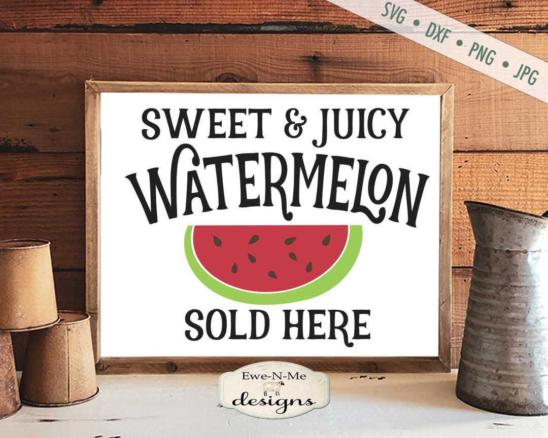 Watermelon SVG Sold Here SVG Summer SVG Commercial Use Svg, Png, Jpg