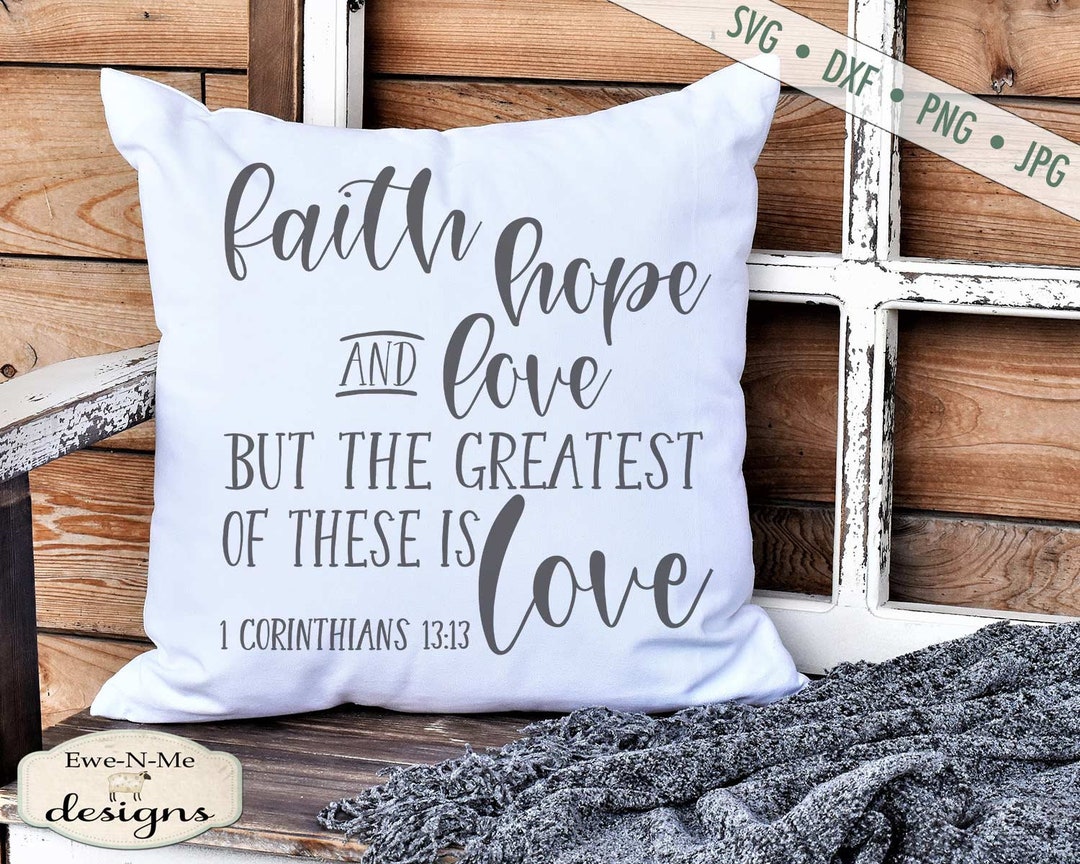 The Greatest of These is Love {Cushion Cover} The Greatest of These is Love {Cushion Cover}