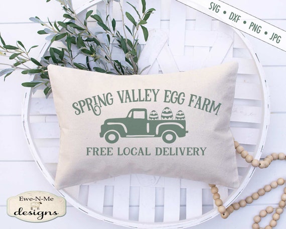 Easter SVG - Egg Truck SVG - Spring Valley svg - easter egg svg - easter delivery svg