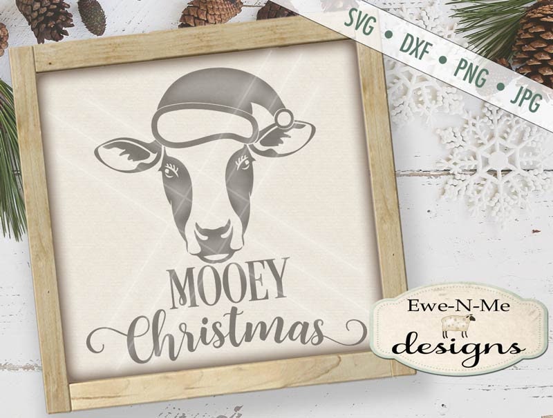 Download Mooey Christmas SVG - Christmas Cow svg - Cow svg - Farm ...