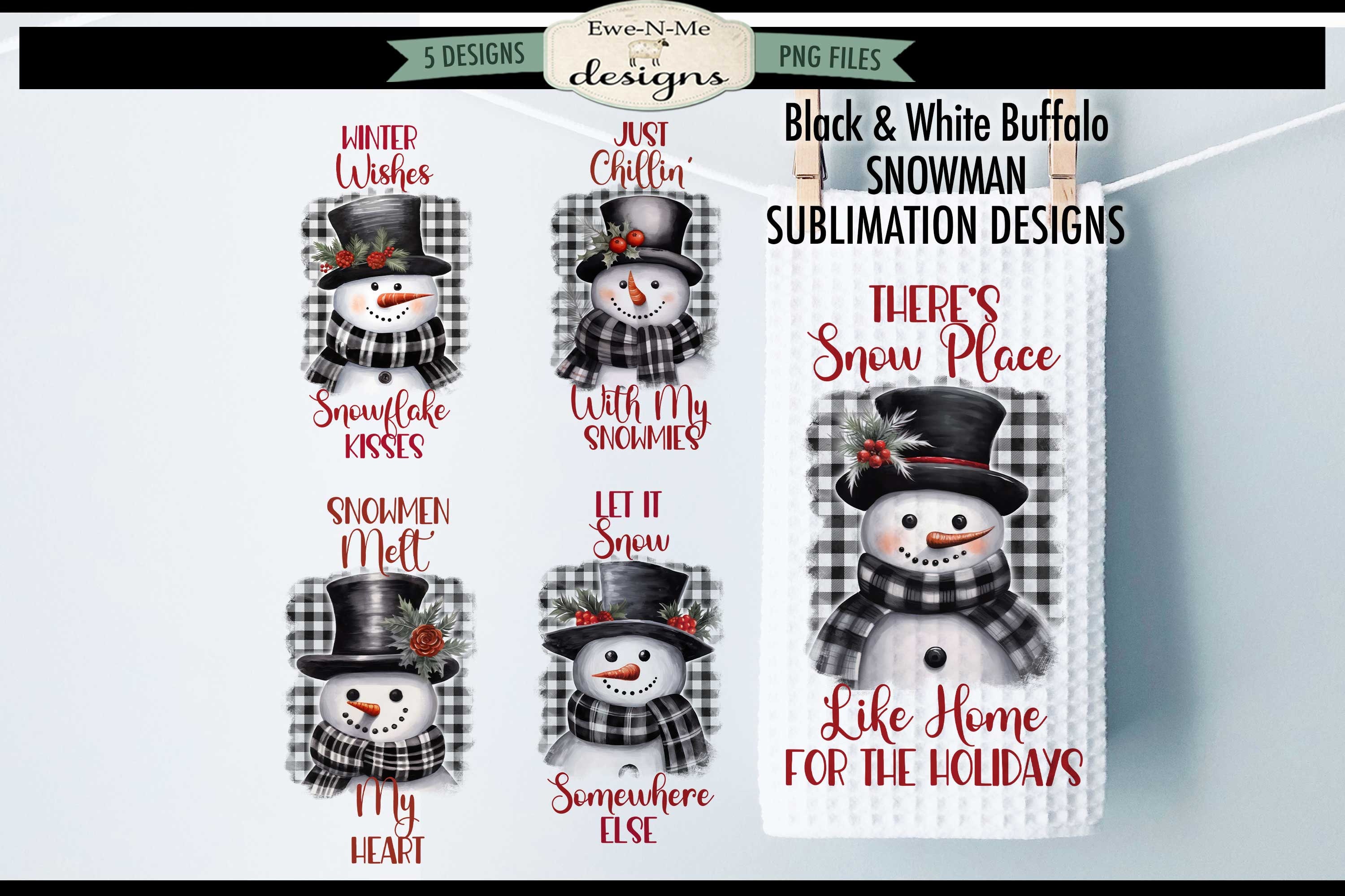 Sublimation Buffalo Plaid Kitchen towels – Sublimation Destination LLC