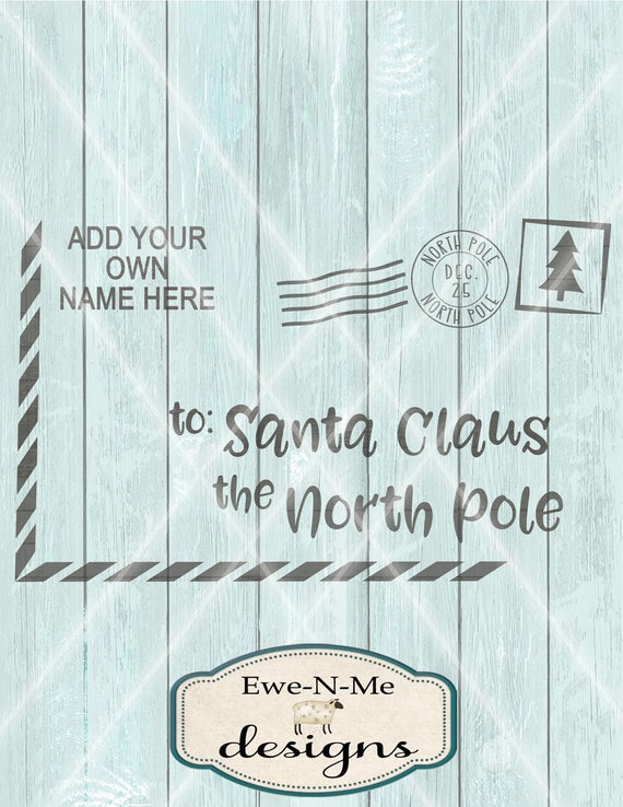 Download Santa Letter Svg Santa Envelope Svg Christmas Svg Etsy PSD Mockup Templates