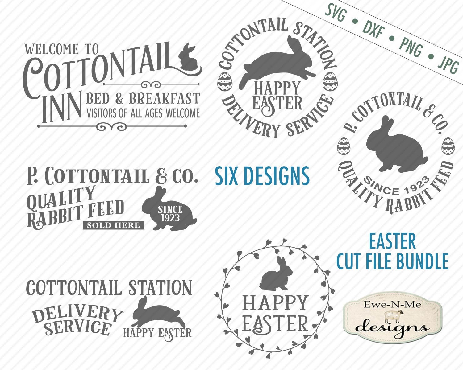 Download Easter Svg Bundle Cottontail Svg Bundle Easter Bunny Svg Vintage Easter Svg