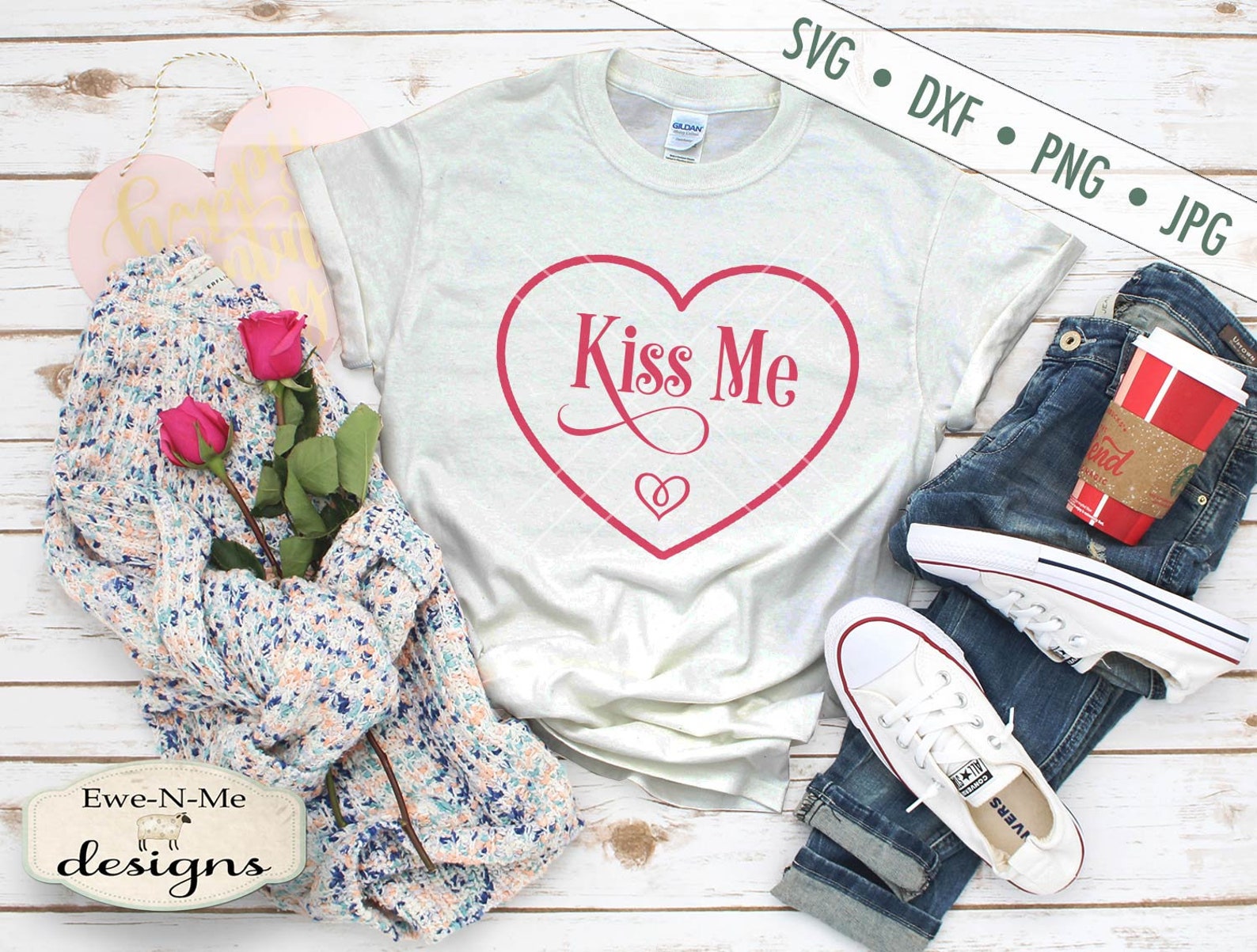 Valentine SVG Heart svg Conversation Hearts svg | Etsy