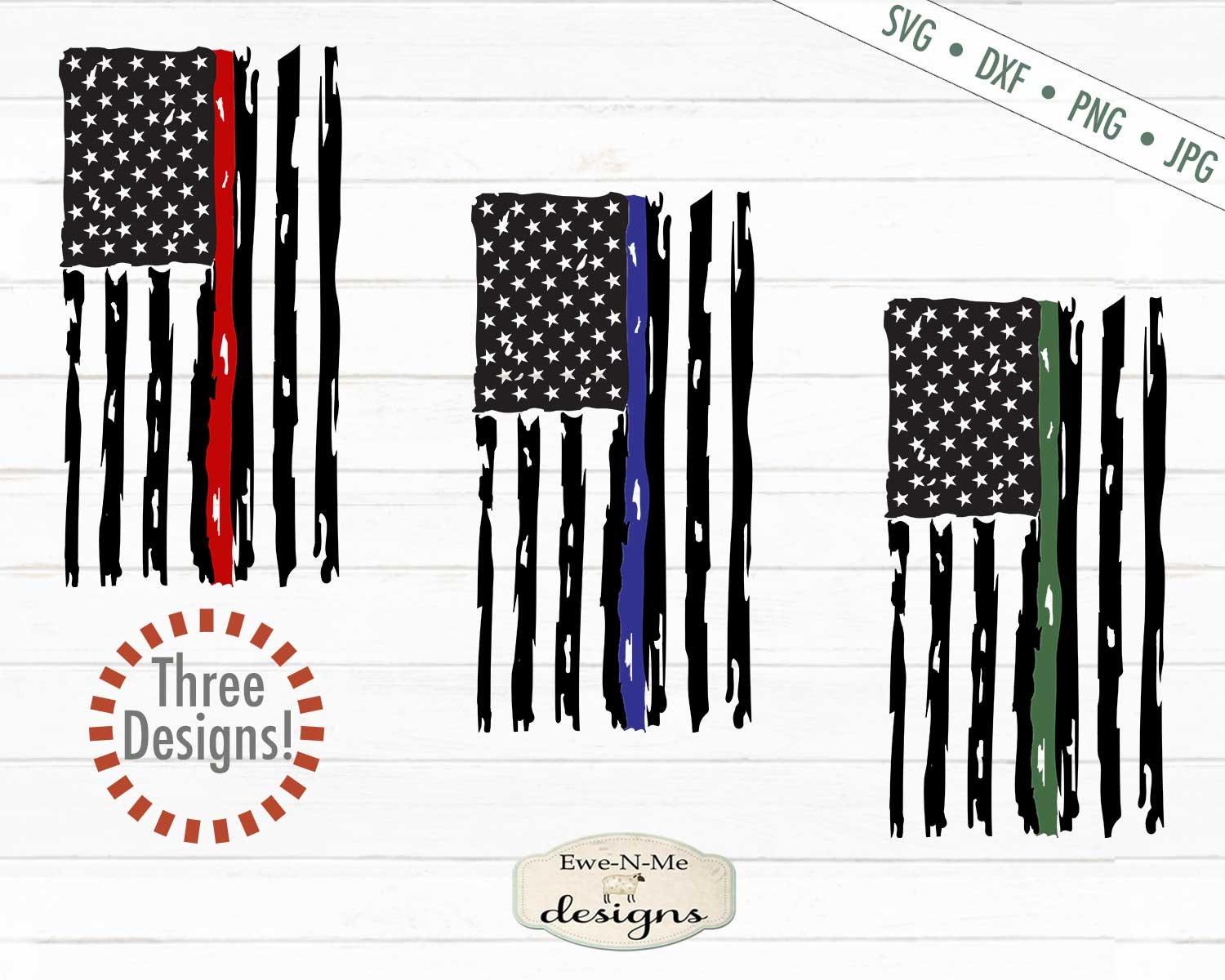 Download Distressed Vertical American Flag - Red Line Flag, Blue ...