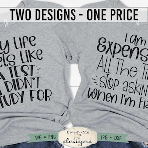 Test I Did&#39;t Study voor SVG - stop met vragen wanneer ik gratis ben SVG - grappig SVG-snijbestand voor T-shirts
