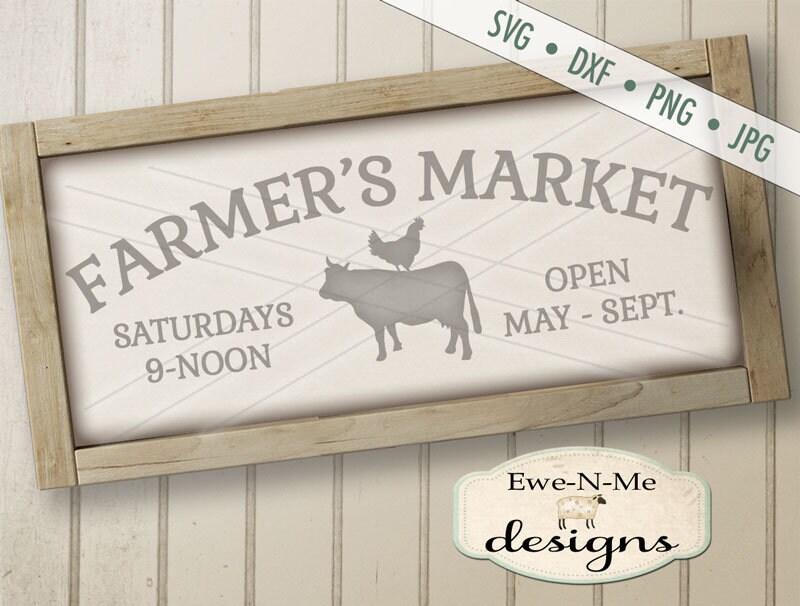 Download Farmers Market svg - cow svg - chicken SVG - farmhouse SVG ...