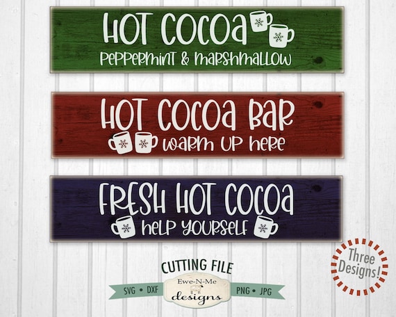 Hot Cocoa Bar Mini Bundle SVG