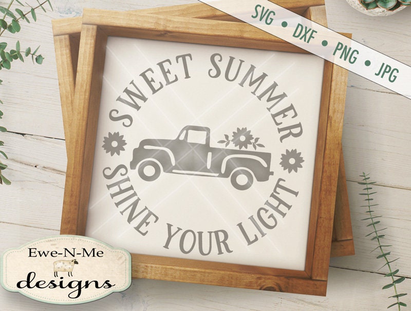 Free Free 171 Old Truck With Sunflowers Svg SVG PNG EPS DXF File