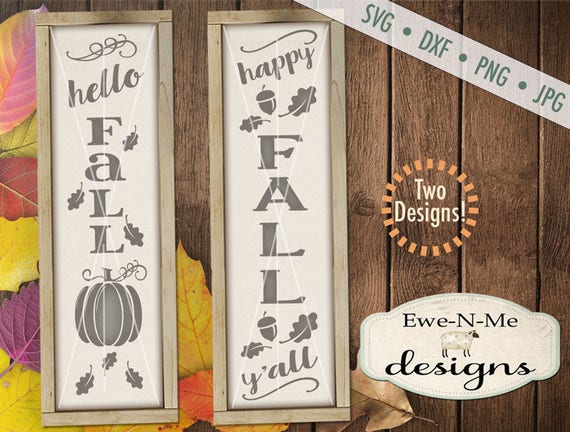 Fall svg - Happy Fall Yall svg - hello fall svg - autumn svg bundle  -  fall svg bundle - Commercial use svg, dxf, png and jpg