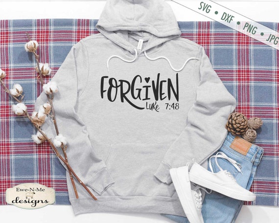 Forgiven SVG - Luke 7:48 SVG