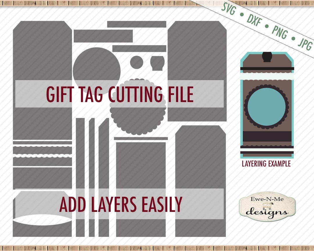 Tag Shape SVG Tag SVG File Gift Tag Svg Hang Tag Svg Layered Tag SVG - Etsy