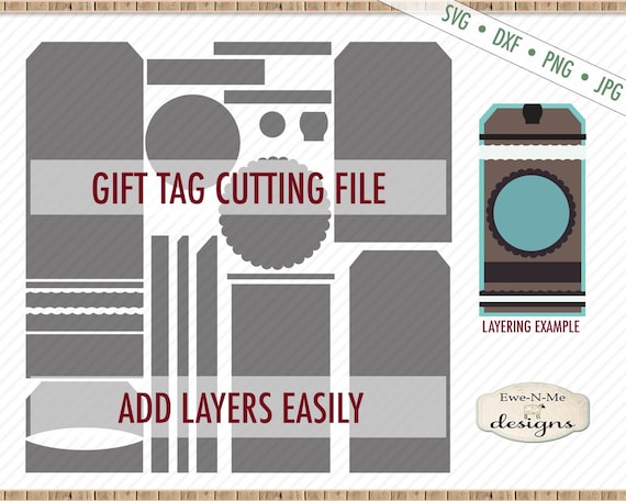 Tag Shape SVG - Tag SVG File - Gift Tag svg - Hang Tag svg - Layered Tag SVG