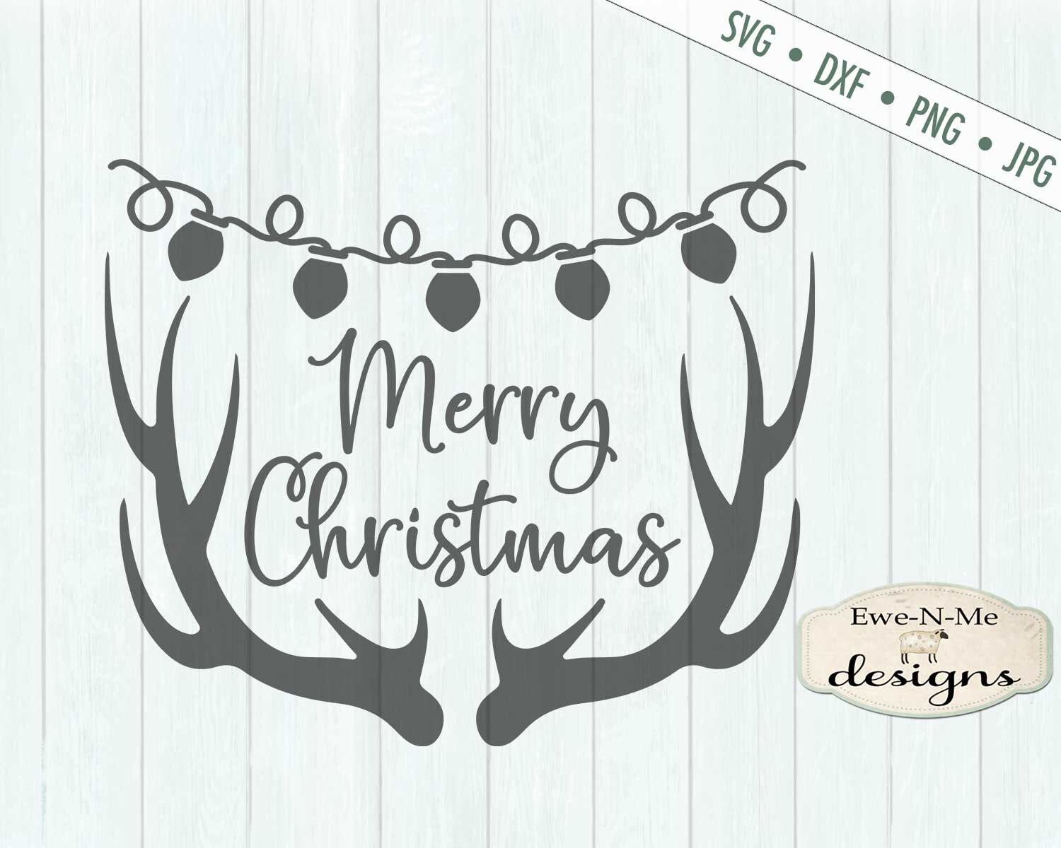 Antlers SVG - Merry Christmas svg - reindeer antlers svg - christmas Antlers SVG - Merry Christmas svg - reindeer antlers svg - christmas