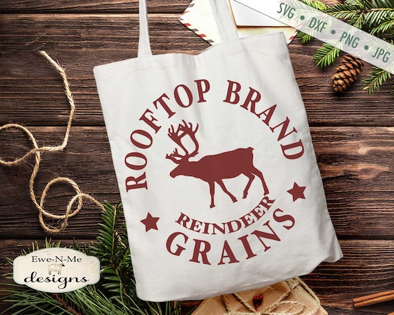 Rooftop Reindeer Grains SVG