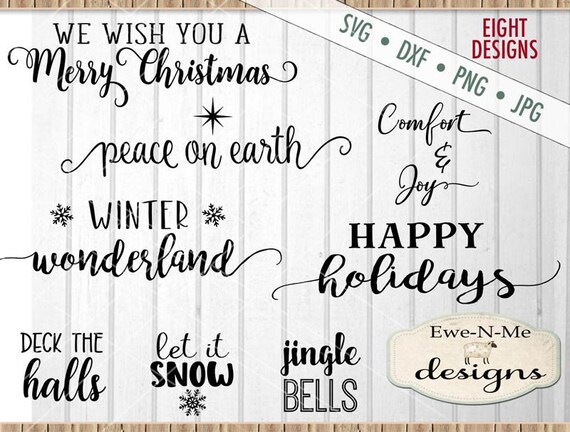 Christmas svg bundle - christmas svg - Holiday svg bundle - Christmas Joy SVG Bundle - Comfort Joy SVG  - Commercial use svg, dxf, png, jpg