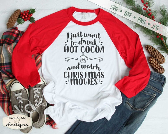 Cocoa and Christmas Movies SVG