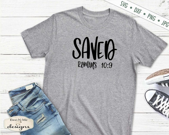 Saved SVG - Romans 10:9  SVG