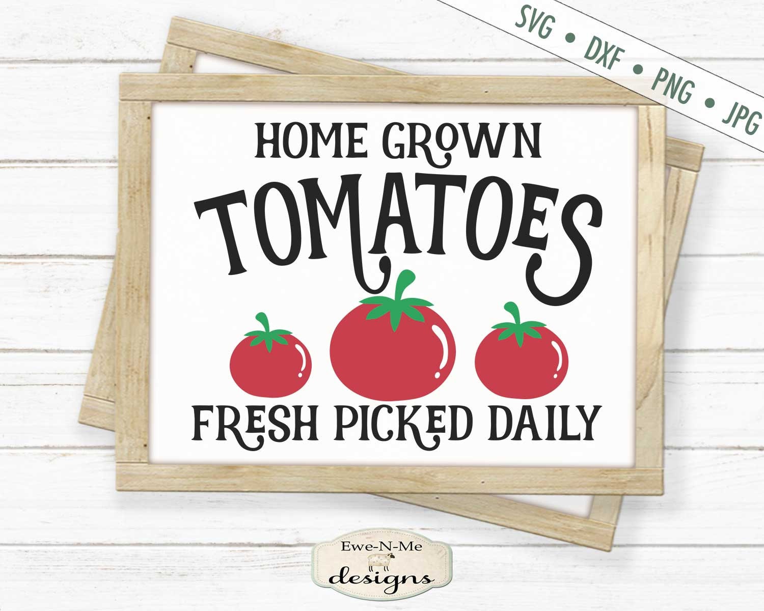 Download Home Grown Tomatoes Picked Fresh Svg